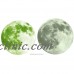 30CM 3D Moon Glow in the Dark Luminous Fluorescent Home Room Wall Decal Sticker   401555590242